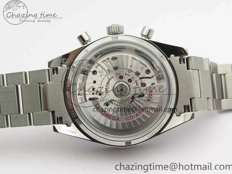 1230 Speedmaster ’57 Co-Axial OMF 1:1 Best Edition Black Dial White Markers On SS Bracelet A Durable 8146